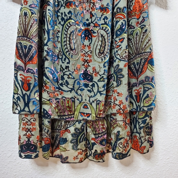 Adore Paisley Velvet Burnout Dress - Picture 3 of 11